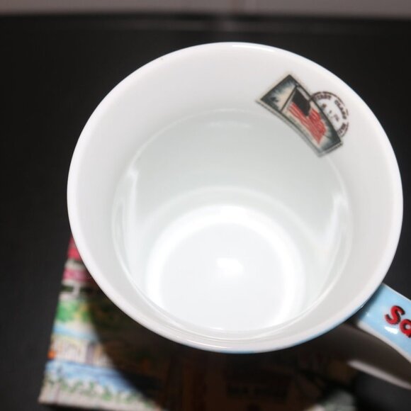 Decorative plate and mug set with plate holder in great shape - Picture 6 of 8